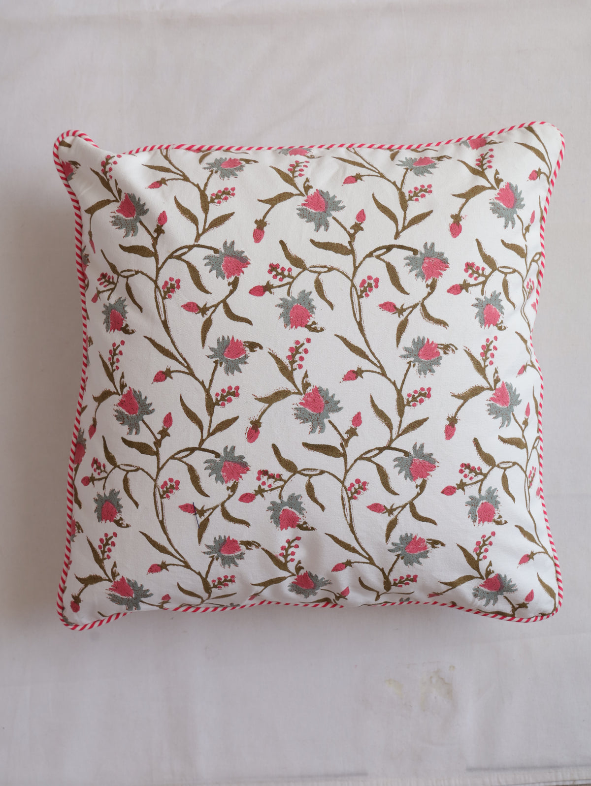 Pink Blossom Cushion Cover