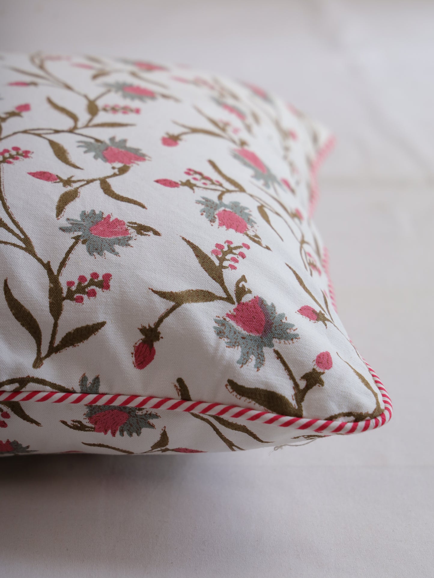 Pink Blossom Cushion Cover